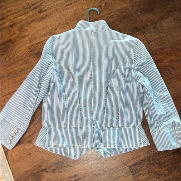 Vintage Ralph Lauren striped military style blouse - Picture 6 of 7